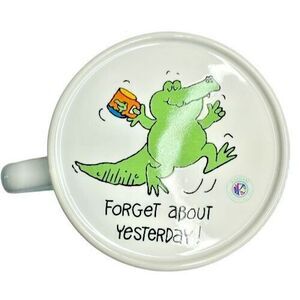 Vintage Hallmark‎ Live For Today Plan, For Tomorrow, Mug Mate with Lid